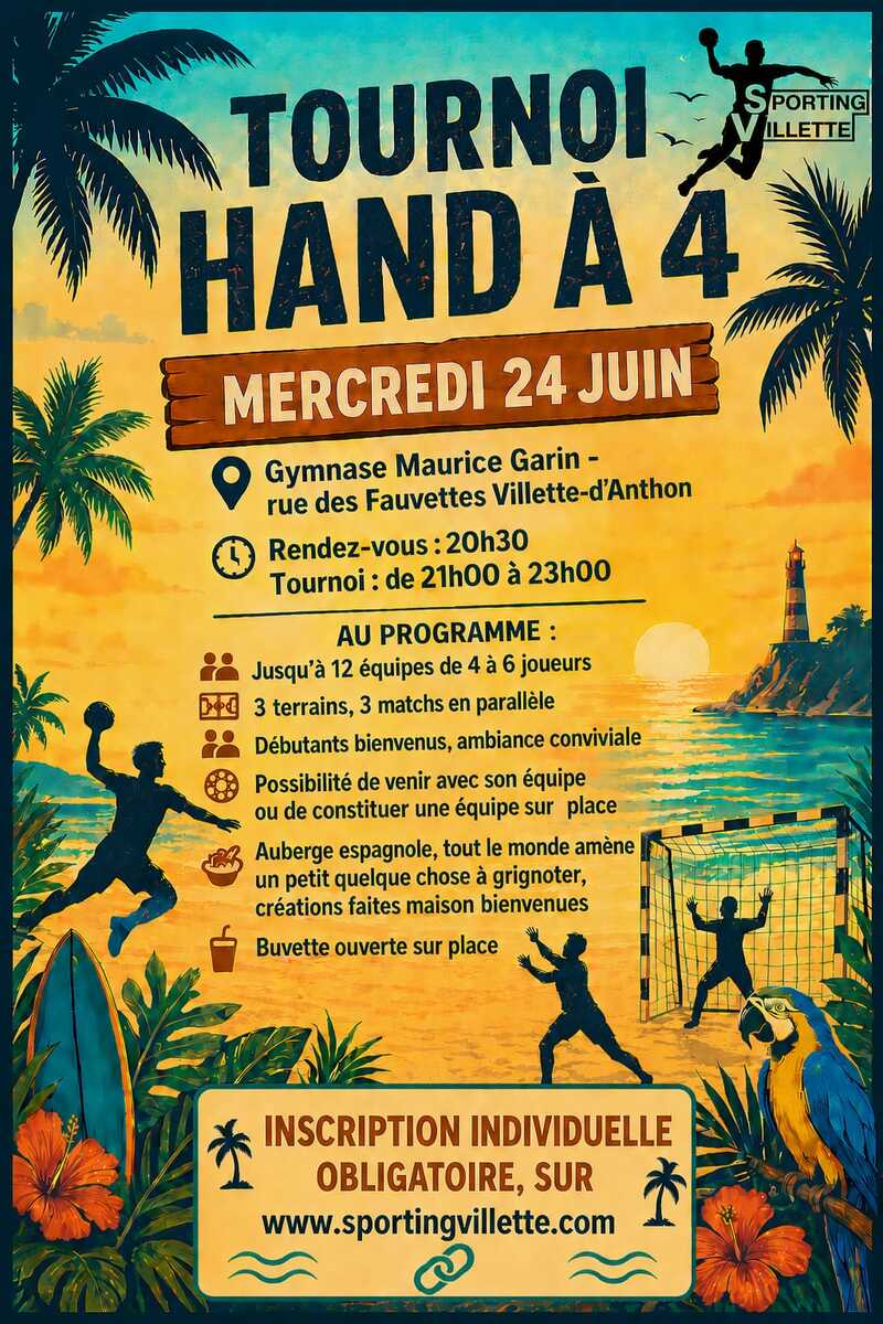 Tournoi Hand à 4 2026