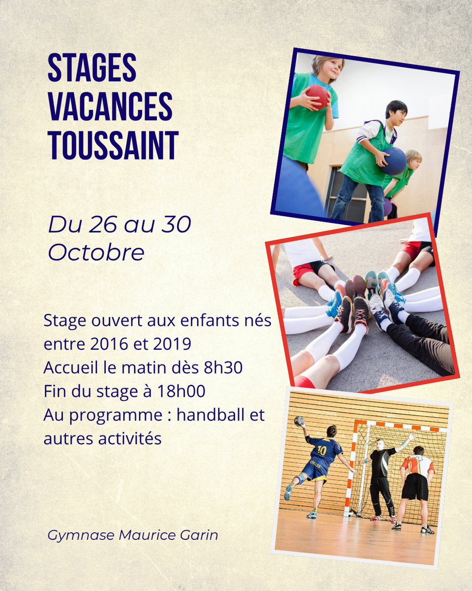 Stage Toussaint 2026