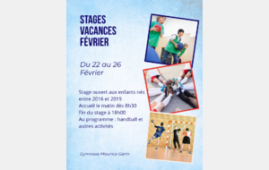 Stage Février 2027